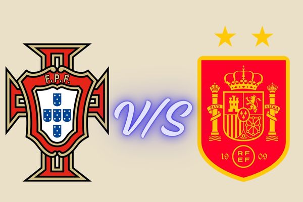 portugal national football team vs spain national football team timeline