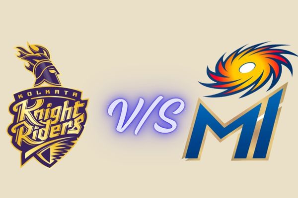kolkata knight riders vs mumbai indians timeline