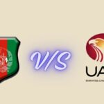 afghanistan national cricket team vs united arab emirates national cricket team timeline